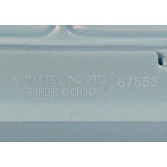 Y2K Barbie Furniture Couch Chair Sofa Blue Living In Style Room Set Plastic 2002 - Picture 7 of 14